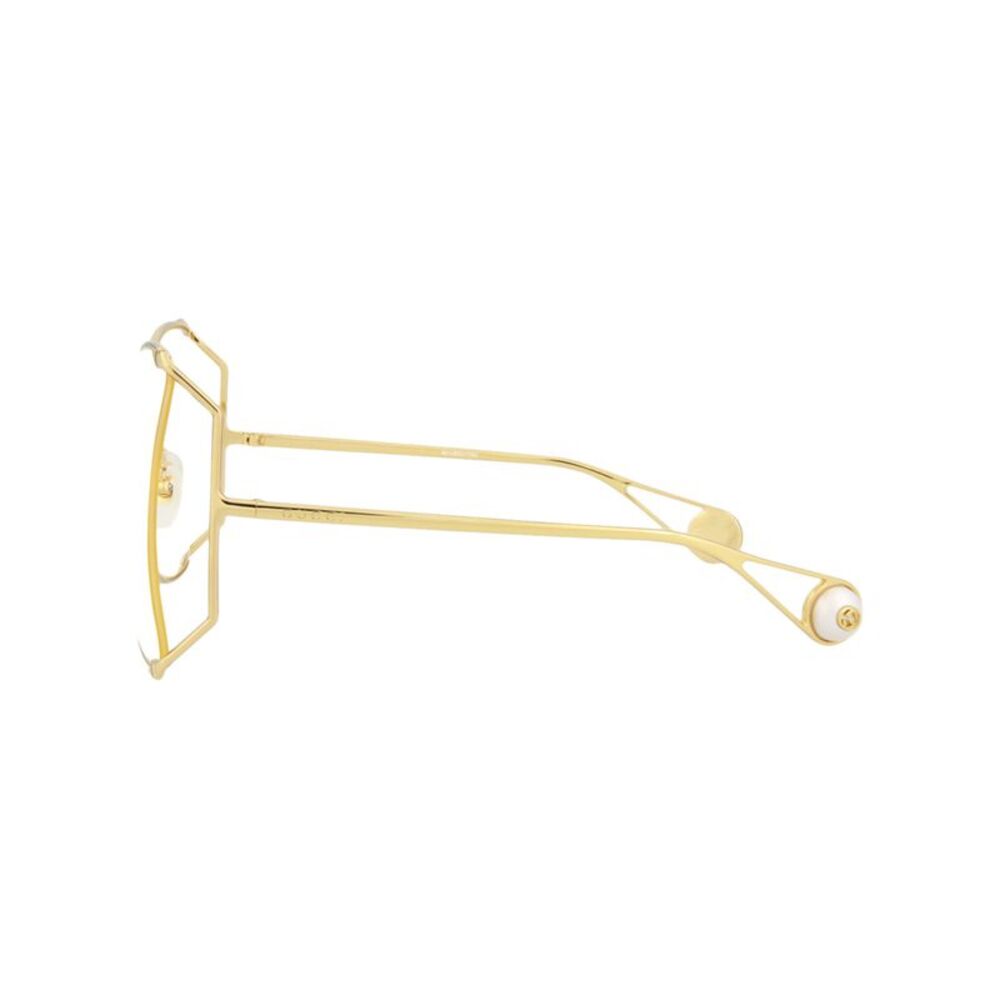 Gucci Round-Frame  Sunglasses Gold Womens - Picture 3 of 5